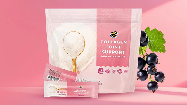 Groovy Bee Collagen Joint Support with Black Currant Powder