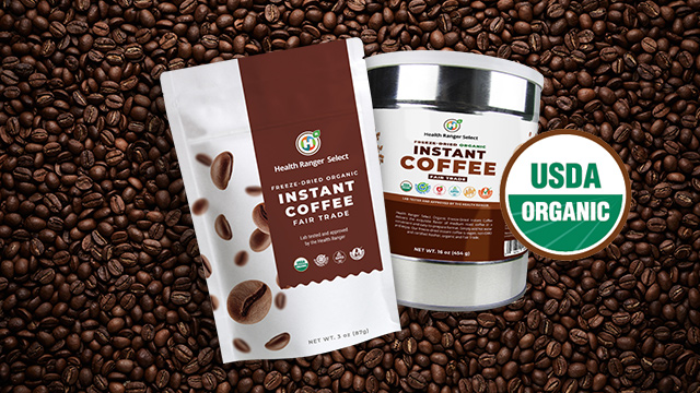 Health Ranger Select Organic Freeze-Dried Instant Coffee