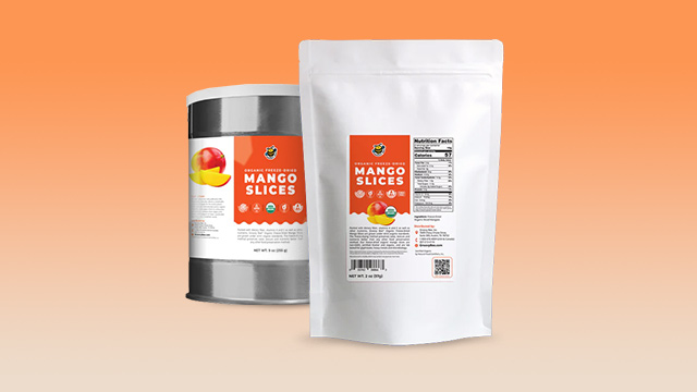 Organic Freeze-Dried Mango Slices