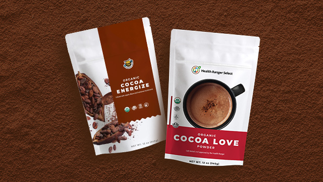 Organic Cocoa Love and Organic Cocoa Energize