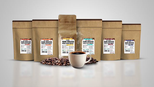 Organic Hand-Roasted Whole Bean Coffee